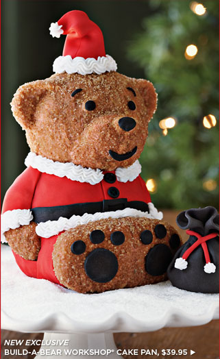 NEW EXCLUSIVE BUILD-A-BEAR WORKSHOP® CAKE PAN, $39.95