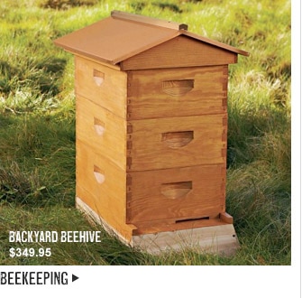 BACKYARD BEEHIVE, $349.95 -- BEEKEEPING