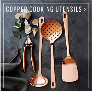 COPPER COOKING UTENSILS