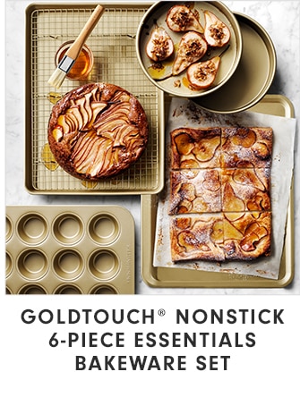 GOLDTOUCH® NONSTICK 6-PIECE ESSENTIALS BAKEWARE SET