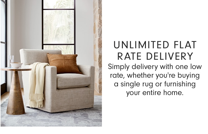 UNLIMITED FLAT RATE DELIVERY