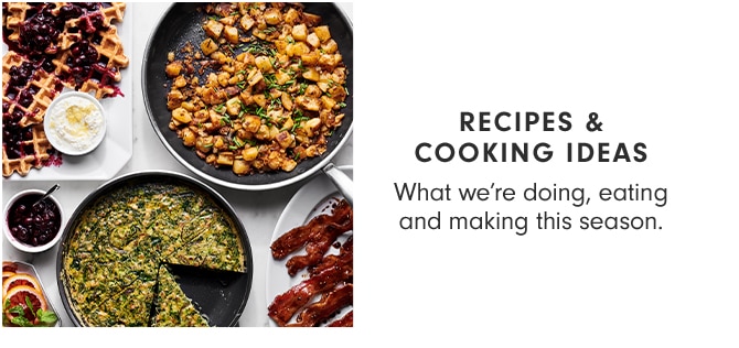 RECIPES & COOKING IDEAS