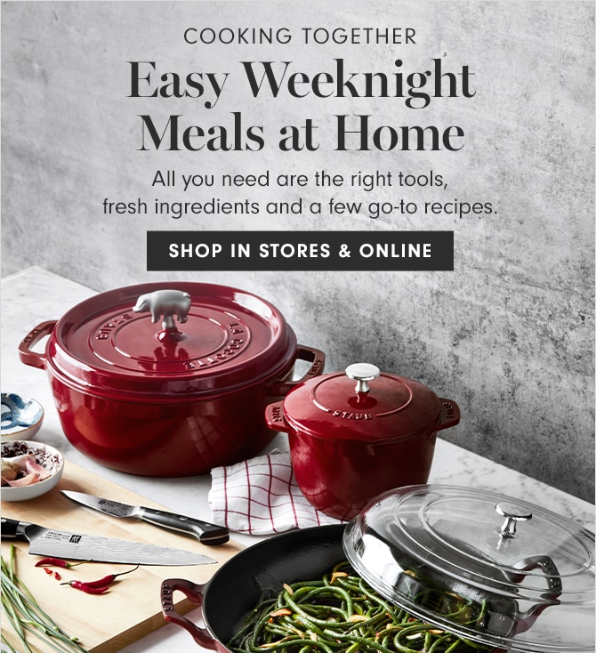 COOKING TOGETHER - Easy Weeknight Meals at Home - SHOP IN STORES & ONLINE