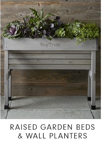 RAISED GARDEN BEDS & WALL PLANTERS