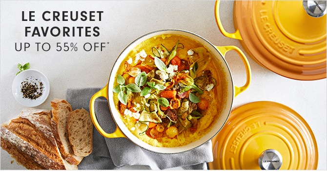 LE CREUSET FAVORITES - UP TO 55% OFF*