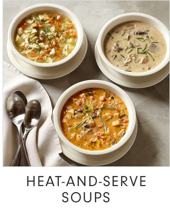 HEAT-AND-SERVE SOUPS