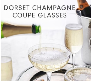 DORSET CHAMPAGNE COUPE GLASSES
