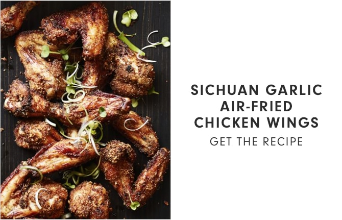 SICHUAN GARLIC AIR-FRIED CHICKEN WINGS - GET THE RECIPE