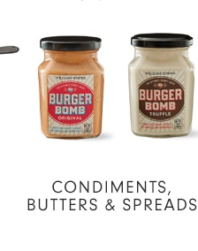 CONDIMENTS, BUTTERS & SPREADS