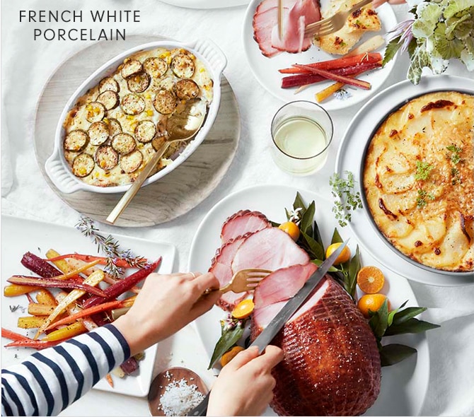 FRENCH WHITE PORCELAIN