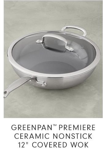 GREENPAN™ PREMIERE CERAMIC NONSTICK 12” COVERED WOK