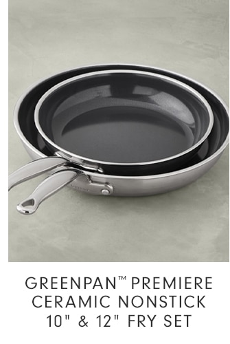 GREENPAN™ PREMIERE CERAMIC NONSTICK 10” & 12” FRY SET