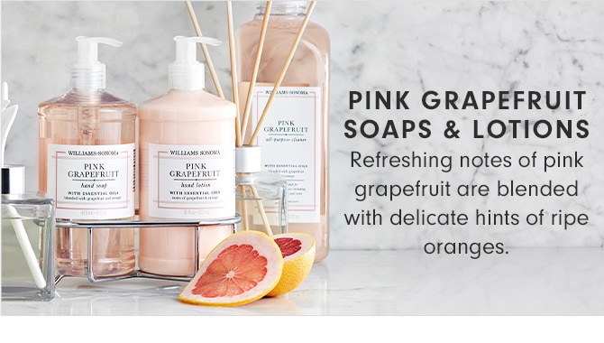 PINK GRAPEFRUIT SOAPS & LOTIONS