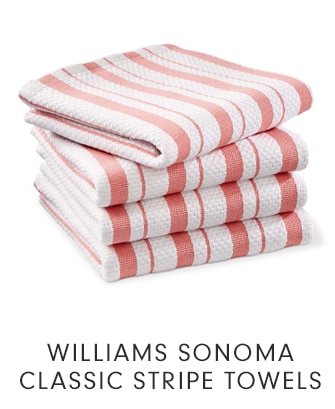 WILLIAMS SONOMA CLASSIC STRIPE TOWELS