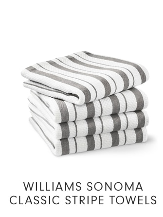 WILLIAMS SONOMA CLASSIC STRIPE TOWELS
