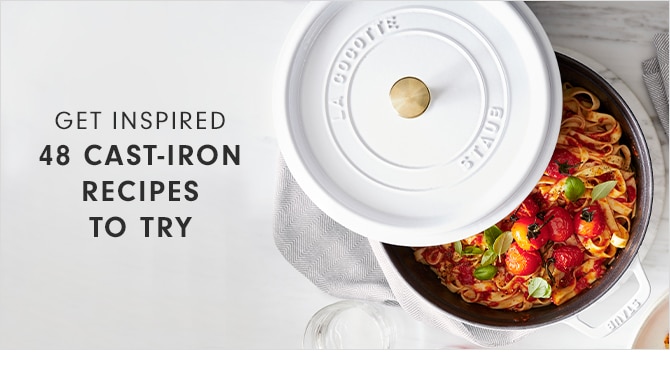 GET INSPIRED - 48 CAST-IRON RECIPES TO TRY