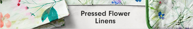 Pressed Flower Linens