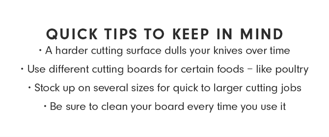 QUICK TIPS TO KEEP IN MIND