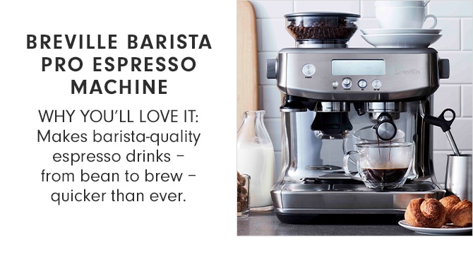 BREVILLE BARISTA PRO ESPRESSO MACHINE