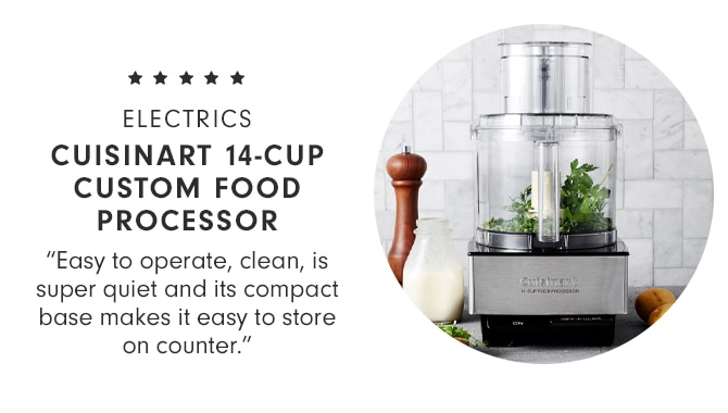 ELECTRICS - CUISINART 14-CUP CUSTOM FOOD PROCESSOR