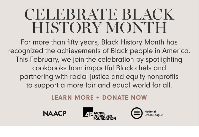 CELEBRATE BLACK HISTORY MONTH - LEARN MORE - DONATE NOW