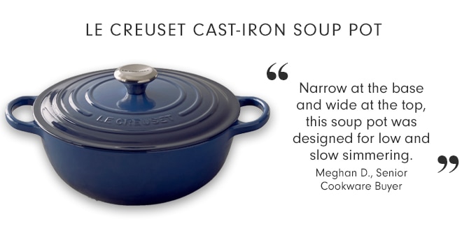 LE CREUSET CAST-IRON SOUP POT