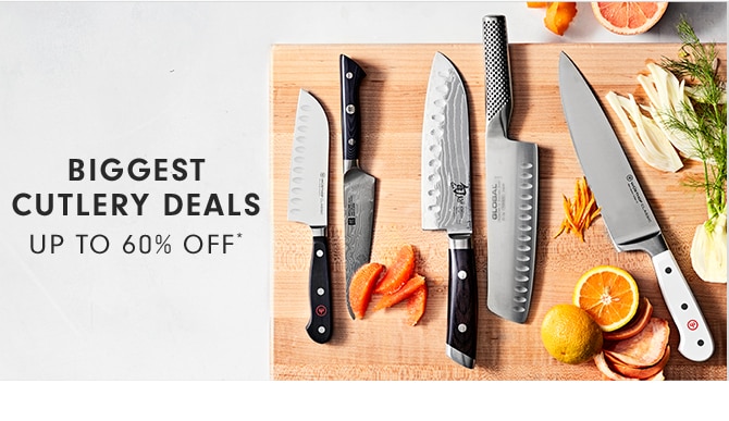 BIGGEST CUTLERY DEALS - UP TO 60% OFF*