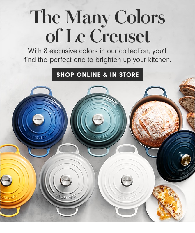 The Many Colors of Le Creuset - SHOP ONLINE & IN STORE