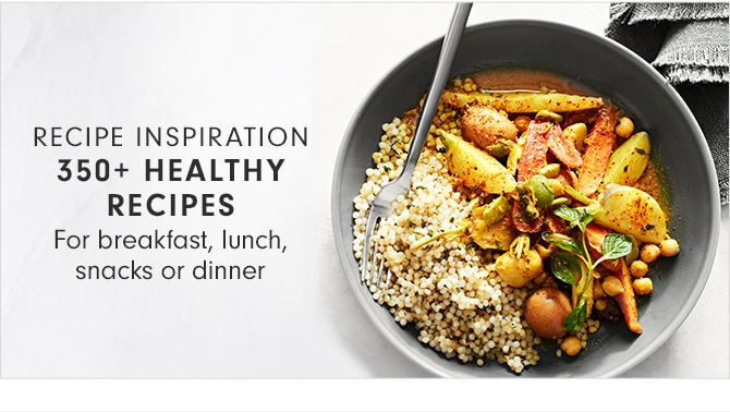 350+ HEALTHY RECIPES