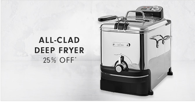 ALL-CLAD DEEP FRYER - 50% OFF*