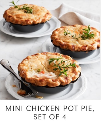 Mini Chicken Pot Pie, Set of 4