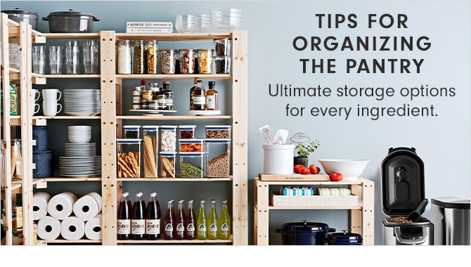 TIPS FOR ORGANIZING THE PANTRY