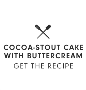 COCOA-STOUT CAKE WITH BUTTERCREAM - GET THE RECIPE
