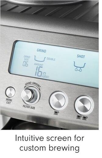 Intuitive screen for custom brewing