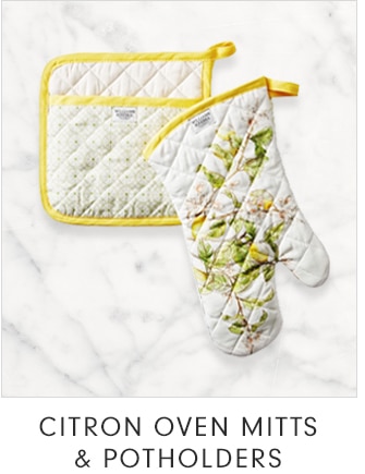 CITRON OVEN MITTS & POTHOLDERS