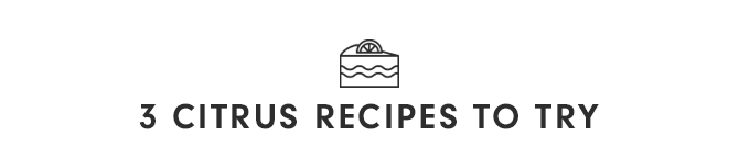 3 CITRUS RECIPES TO TRY
