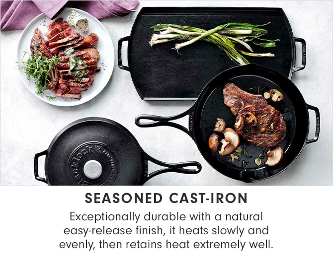 SEASONED CAST-IRON