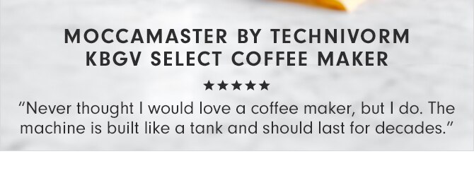 MOCCAMASTER BY TECHNIVORM