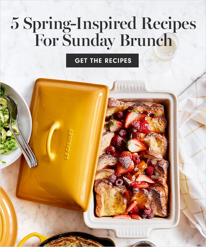 5 Spring-Inspired Recipes For Sunday Brunch - GET THE RECIPES
