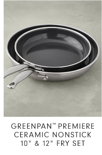 GREENPAN™ PREMIERE CERAMIC NONSTICK 10” & 12” FRY SET