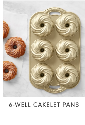 6-WELL CAKELET PANS