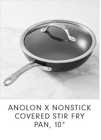 ANOLON X NONSTICK COVERED STIR FRY PAN, 10”