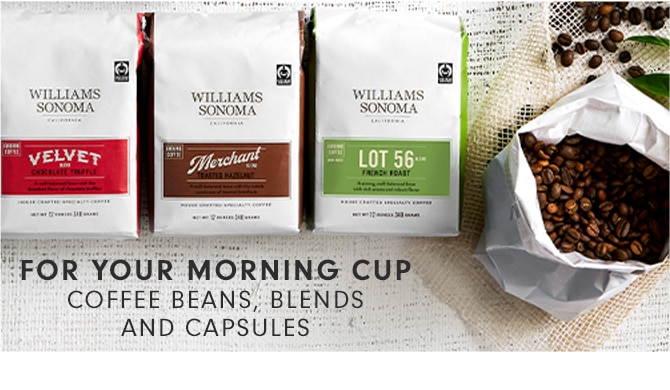 FOR YOUR MORNING CUP - COFFEE BEANS, BLENDS AND CAPSULES
