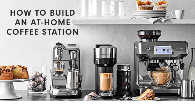 HOW TO BUILD AN AT-HOME COFFEE STATION