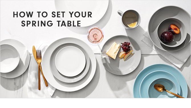 HOW TO SET YOUR SPRING TABLE