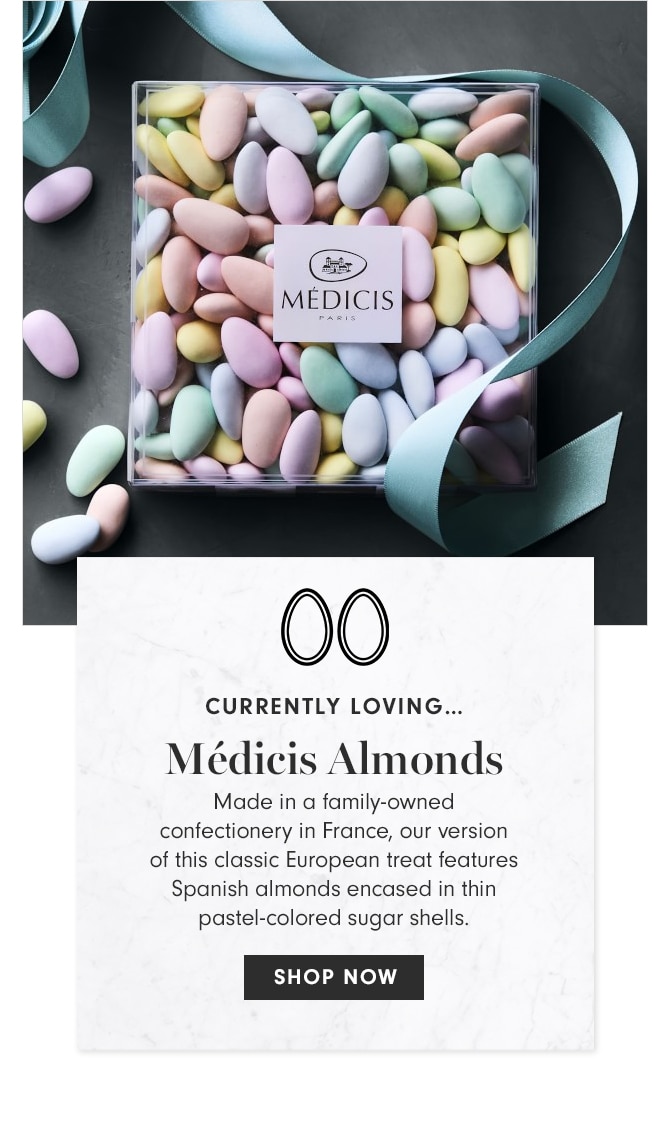 CURRENTLY LOVING - Médicis Almonds - SHOP NOW