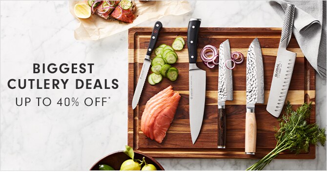 BIGGEST CUTLERY DEALS - UP TO 40% OFF*