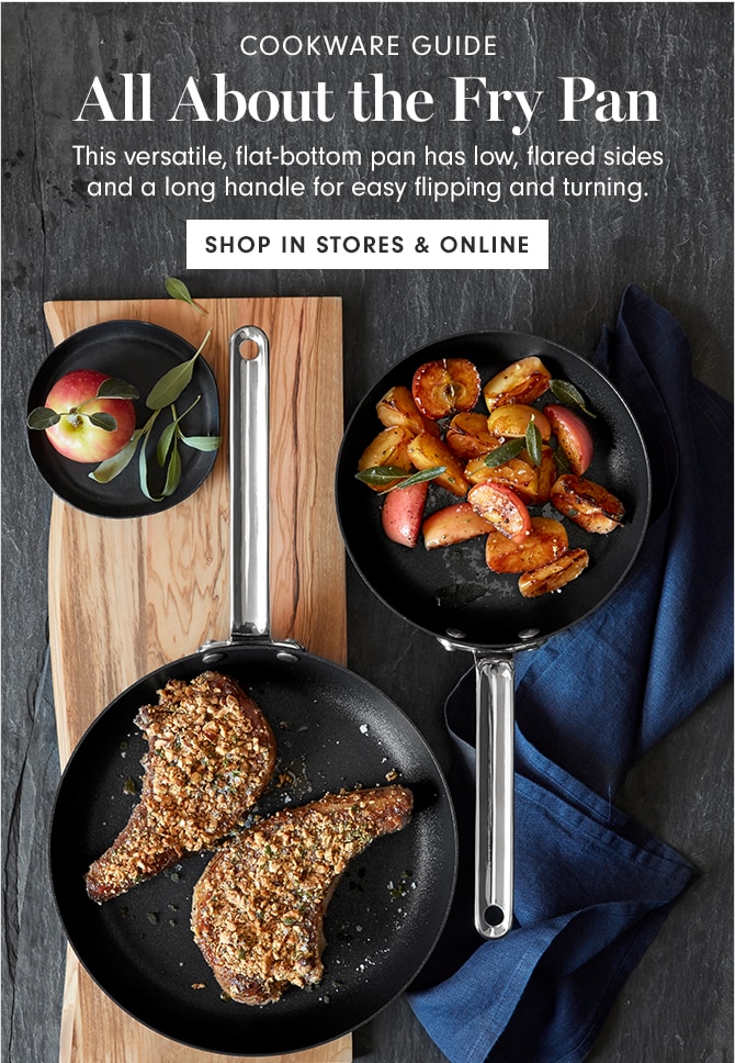 COOKWARE GUIDE - All About the Fry Pan - SHOP IN STORES & ONLINE
