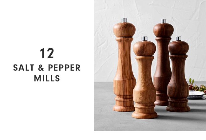 SALT & PEPPER MILLS