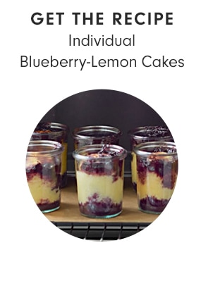 GET THE RECIPE - Individual Blueberry-Lemon Cakes